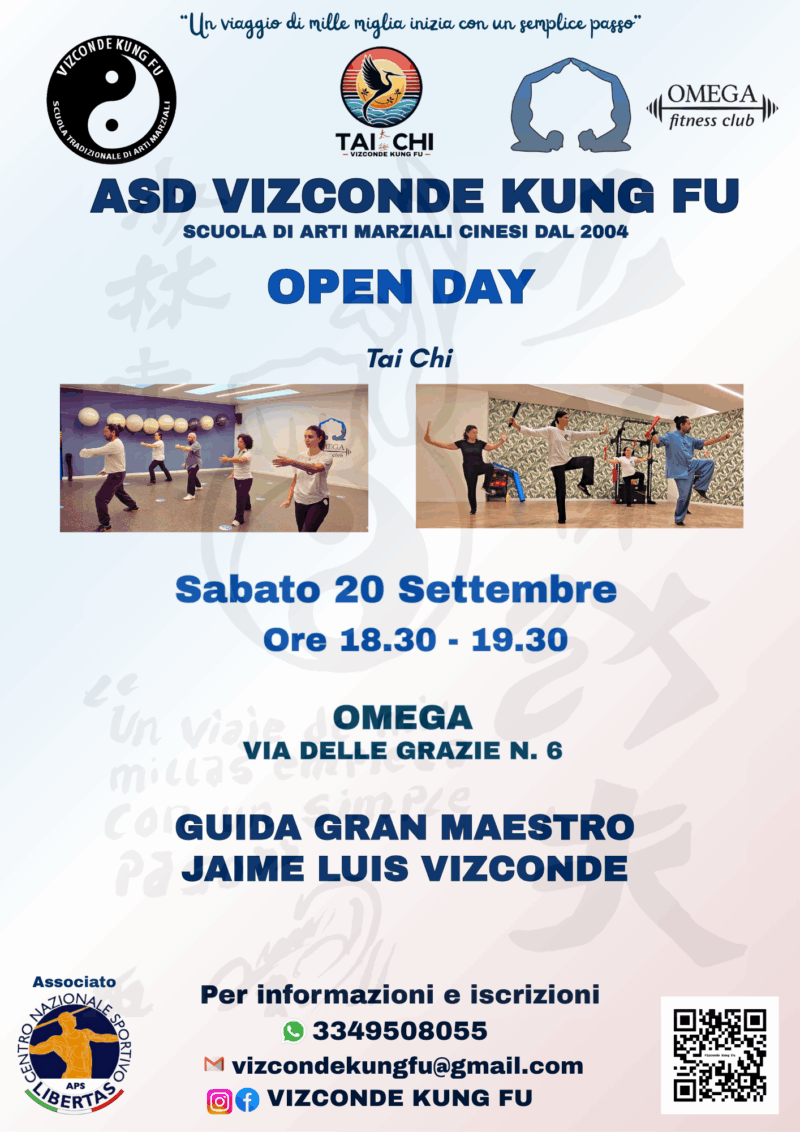 OPEN DAY DI TAI CHI OMEGA – SAN PIETRO ROMA